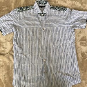 Bogosse Button Down short sleeve shirt